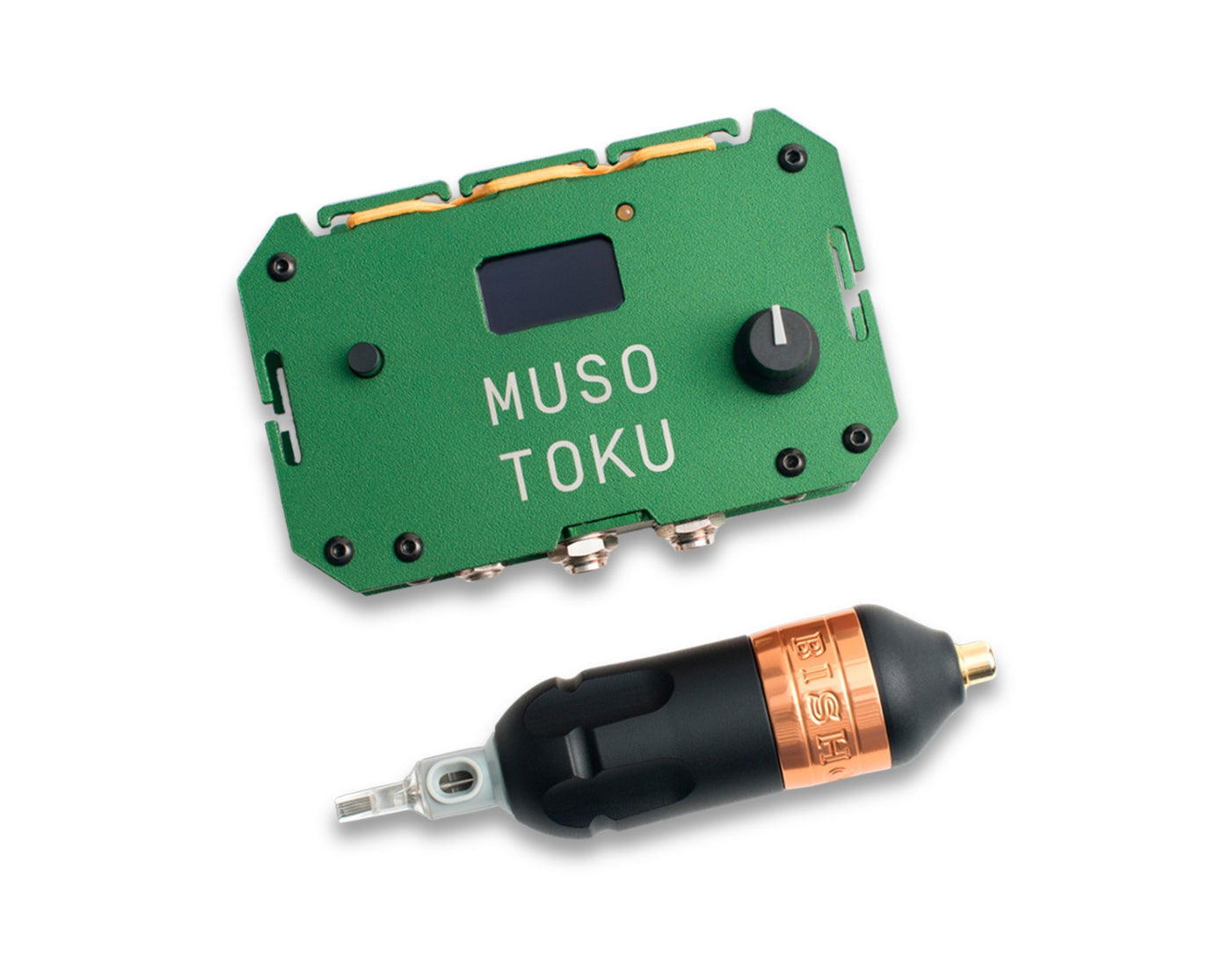 Green Machete-MK1 Tattoo Power Supply || Musotoku Shop – MUSOTOKU