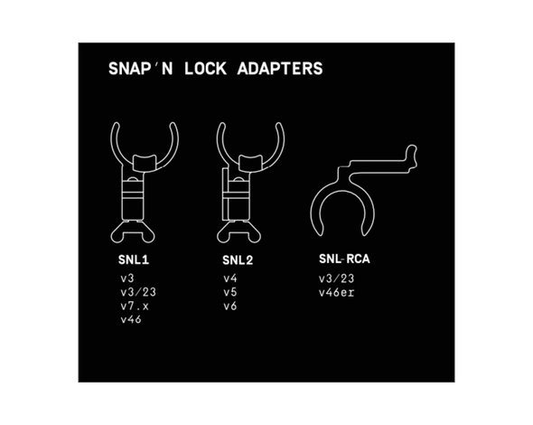 Snap'n Lock - Mechanical Adapters for Dan Kubin Sidewinders