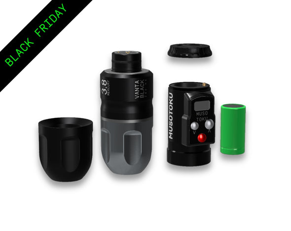 Vanta Black Mercury M-1 Tattoo Machine BF