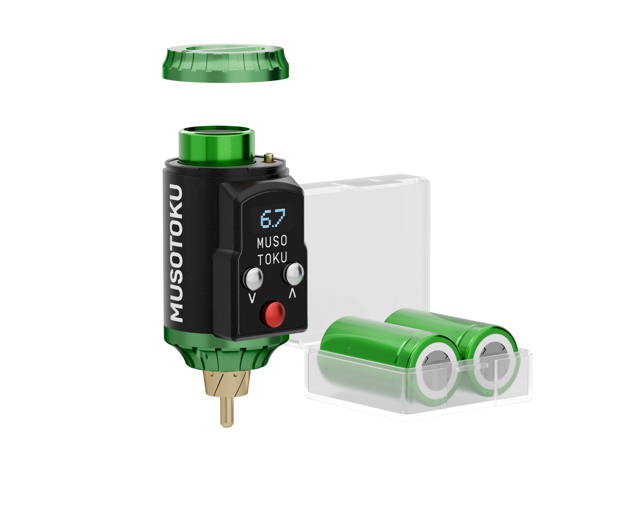 Musotoku タトゥーマシン　ワイヤレスバッテリー RCA Tattoo Battery Pack | ROVER R-1 | MUSOTOKU