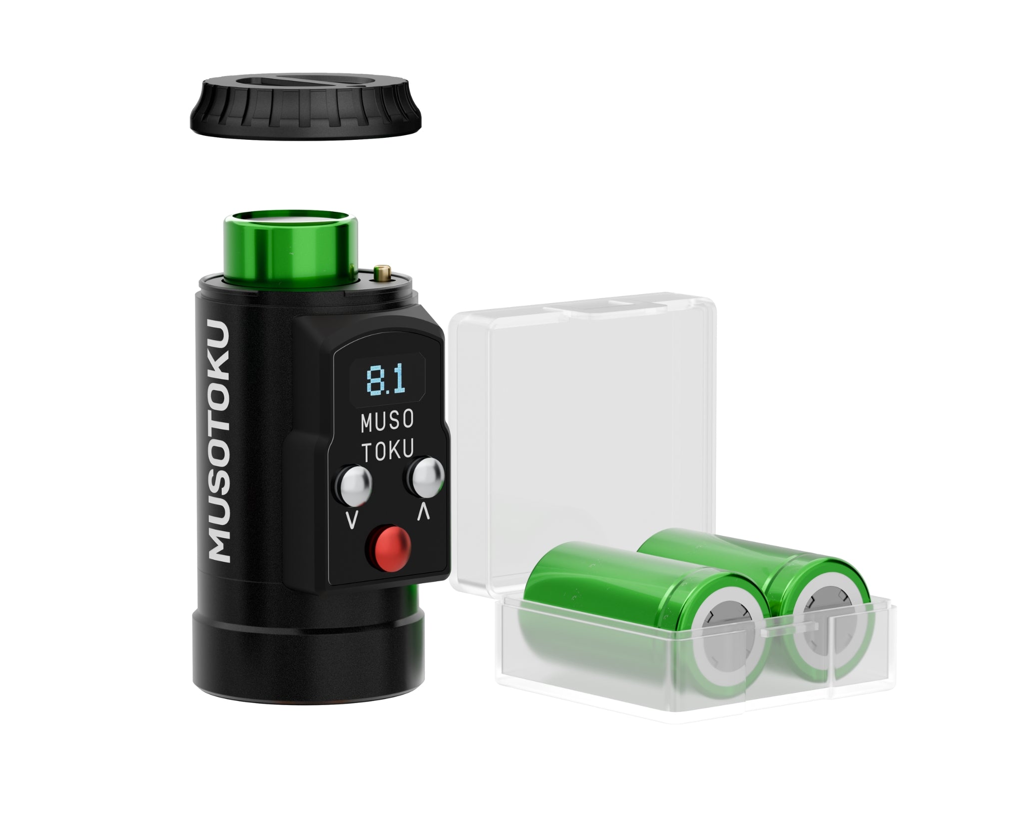 Musotoku タトゥーマシン　ワイヤレスバッテリー Universal Tattoo Battery Pack | ROVER R-1 | MUSOTOKU