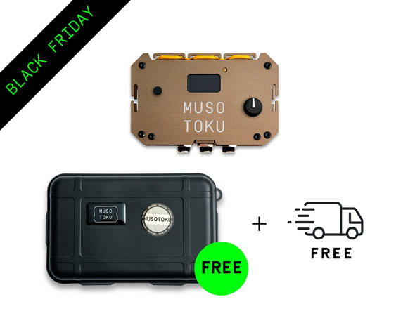 Black MK-2 - Musotoku  USB-C  Dual Output Power Supply BF