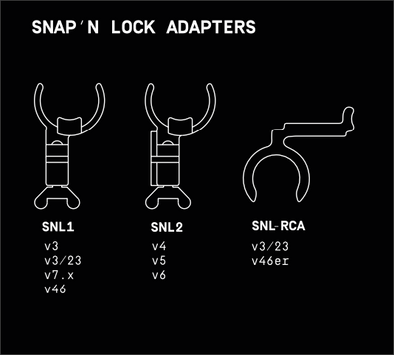 Snap'n Lock - Mechanical Adapters for Dan Kubin Sidewinders