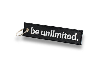 "Be unlimited" Keyring